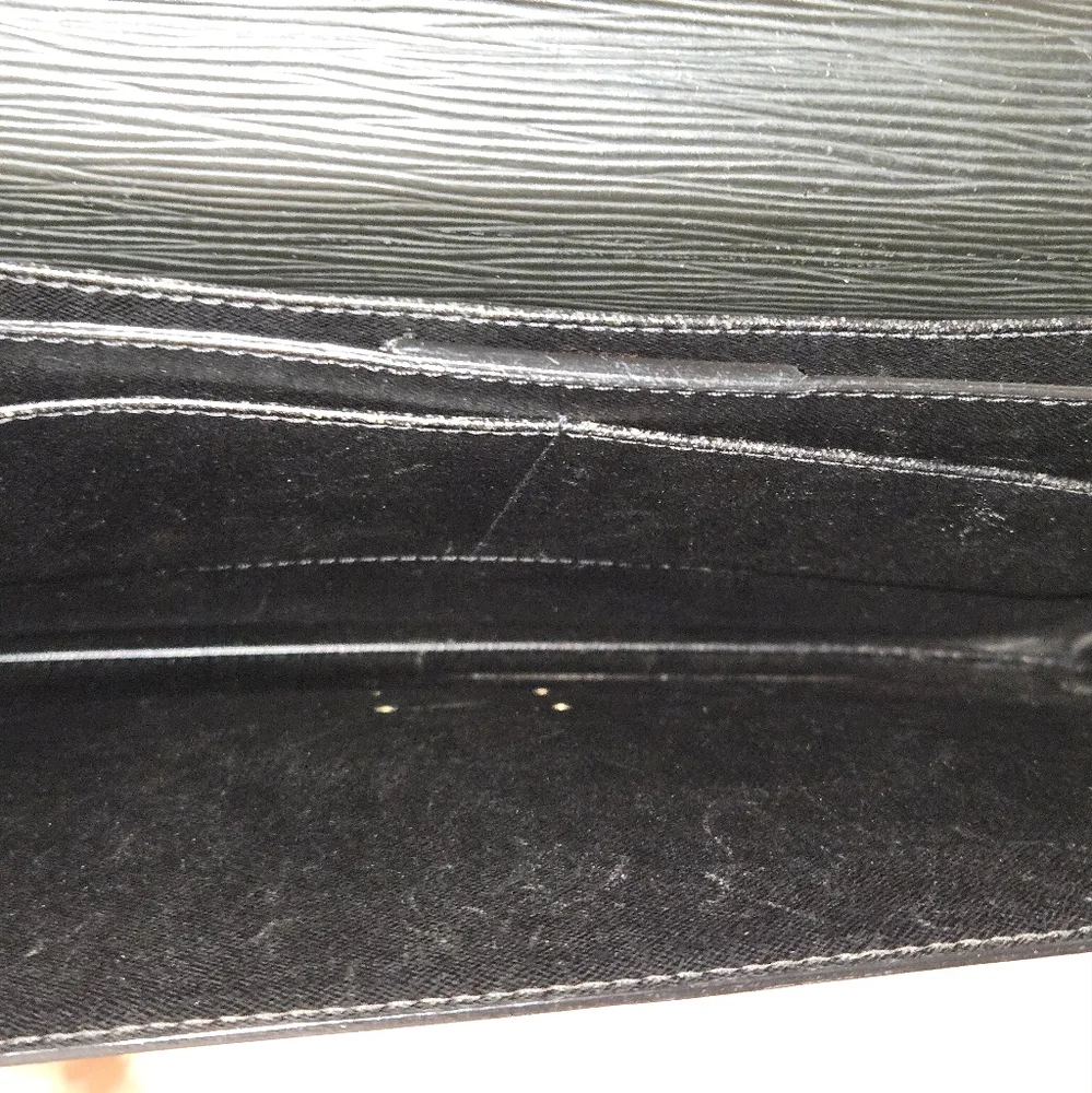 Louis Vuitton Serviette Ambassadeur Briefcase in Black Epi Leather SR0012